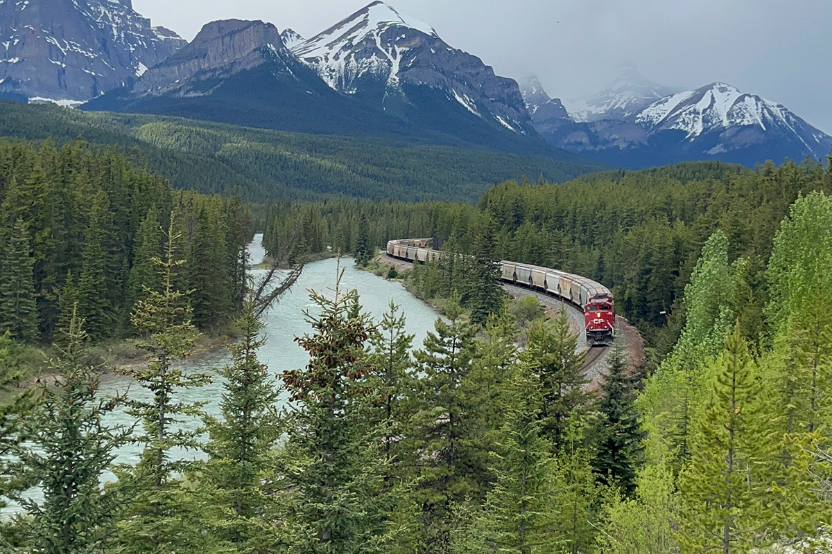 Morant’s Curve Banff Kanada