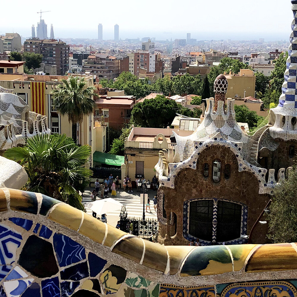 Parc Güell Barcelona Espanja