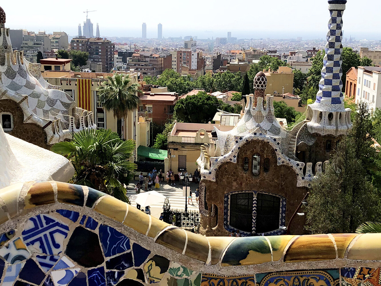 Parc Güell Barcelona Espanja