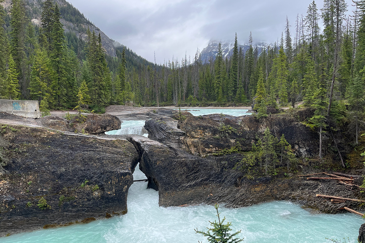Natural Bridge Yoho Kalliovuoret Kanada