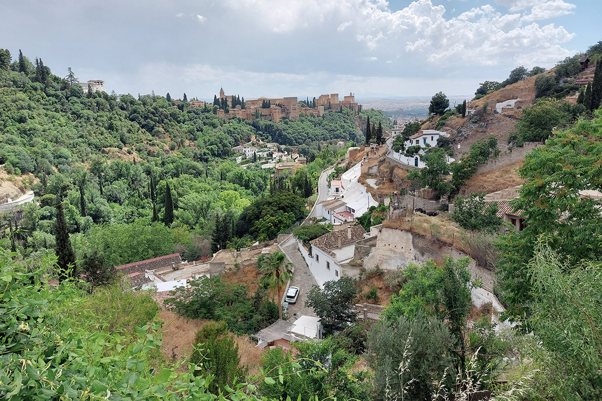 Sacromonte näkymät Alhambralle