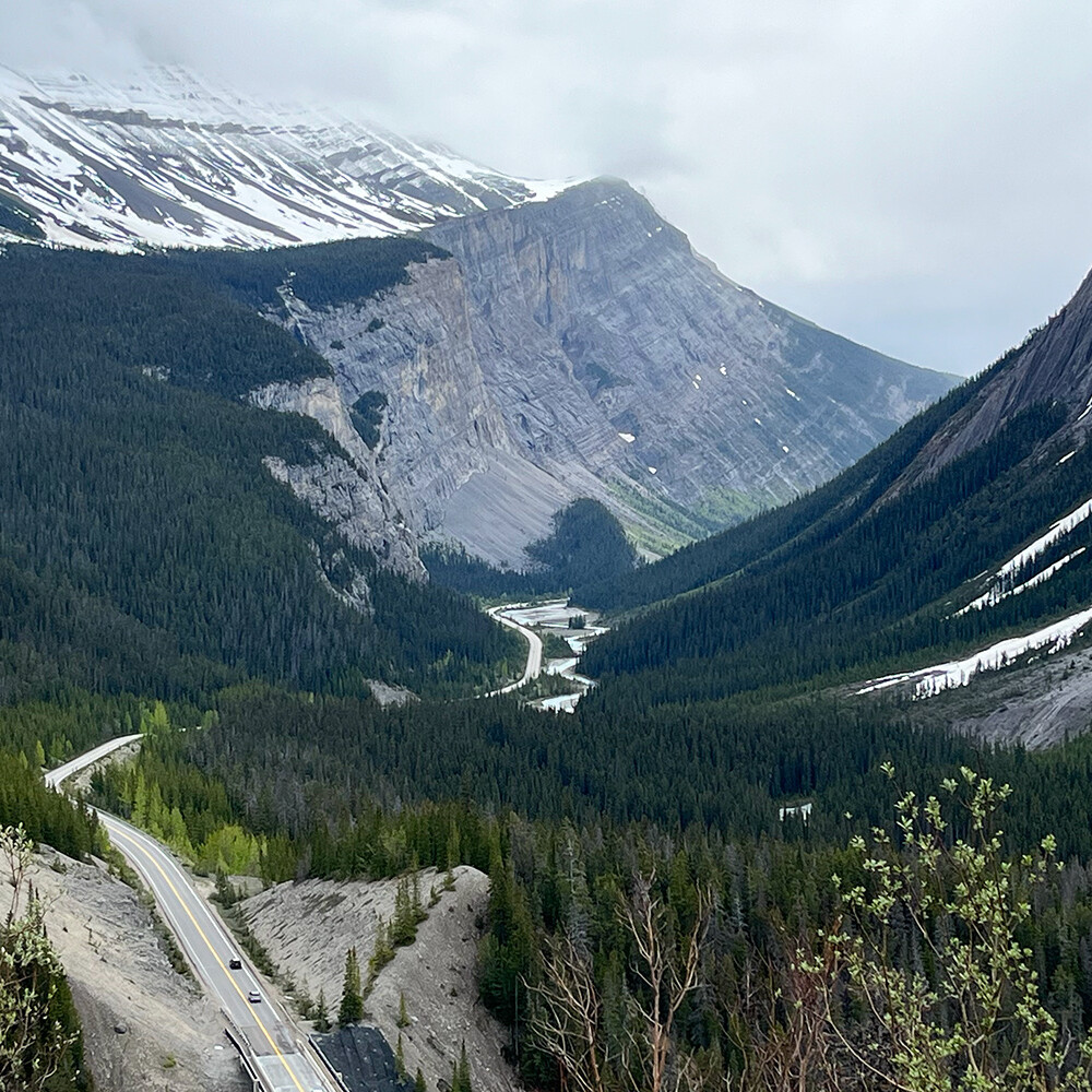 Big Bend Icefields Parkway Kanada