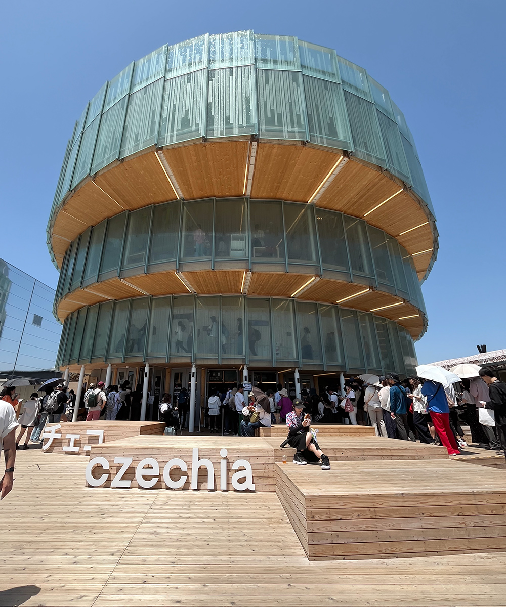 Expo Osaka maailmannäyttely Tsekin paviljonki
