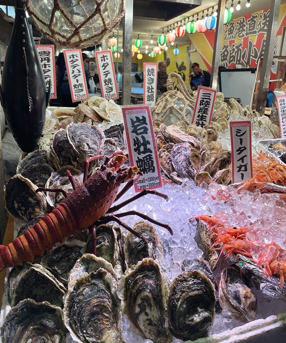 Nishiki Market Kioto Japani