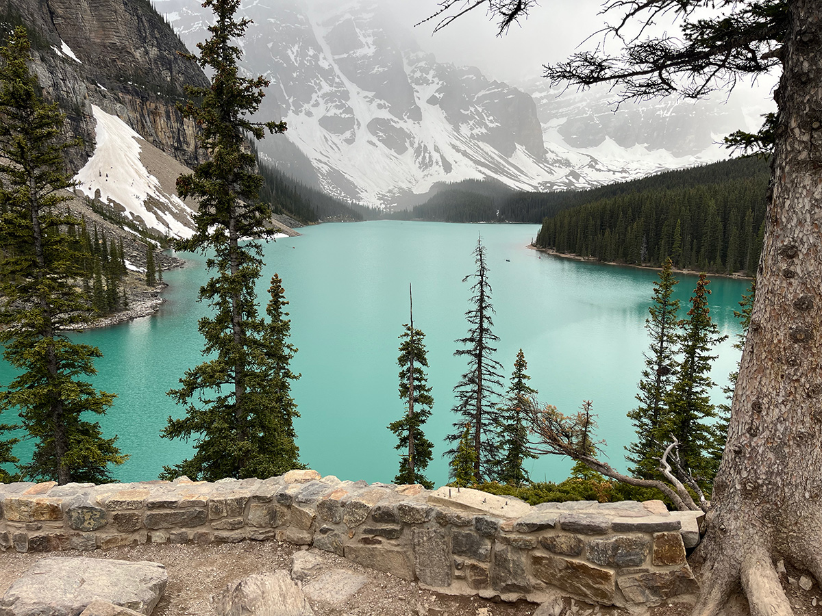 Moraine Lake Kalliovuoret Kanada