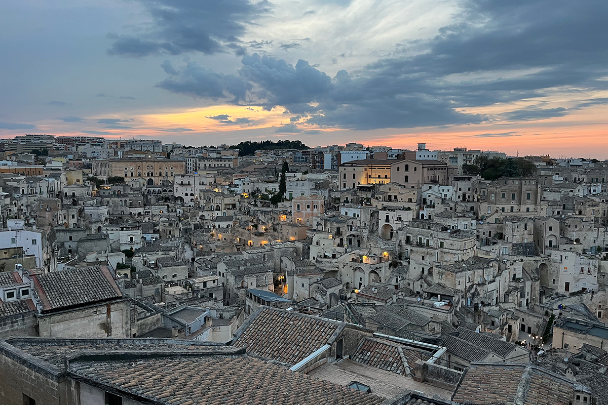 Matera auringonlasku