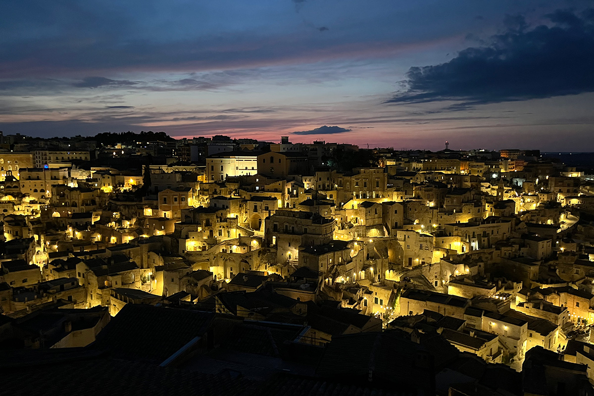 Matera auringonlasku