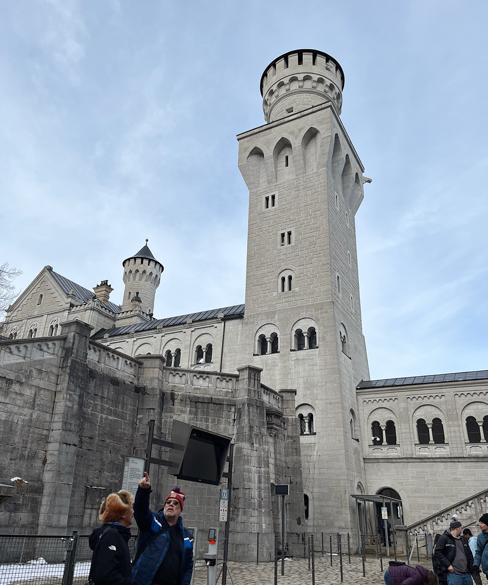 Neuschwanstein sisäpiha