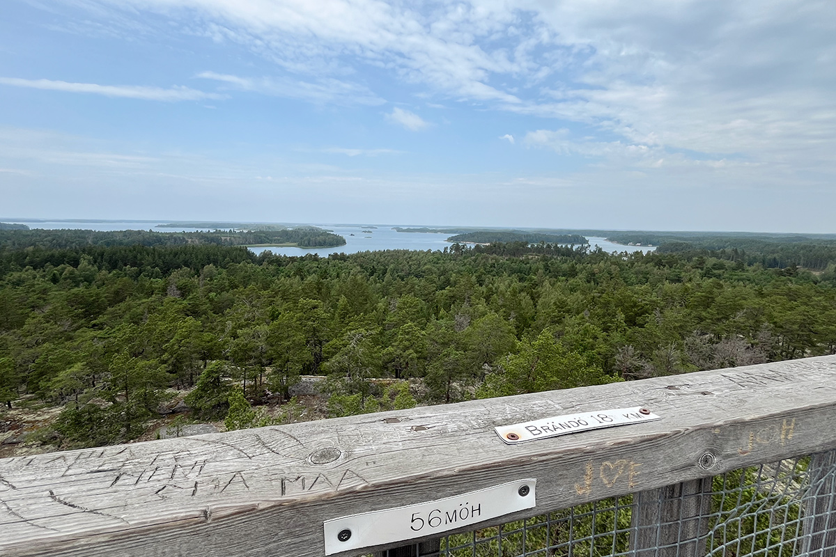 Borgberg näköalatorni Houtskari Saariston rengastie